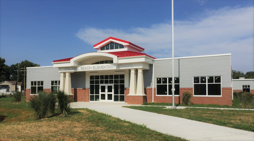 Construction on Colonial Beach Elementary Complete