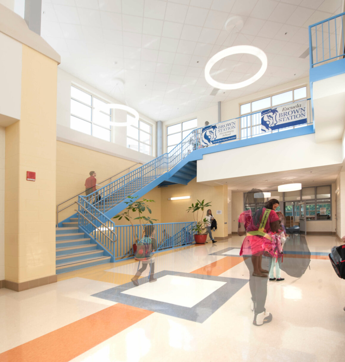 Common area at Brown Station Elementary School.