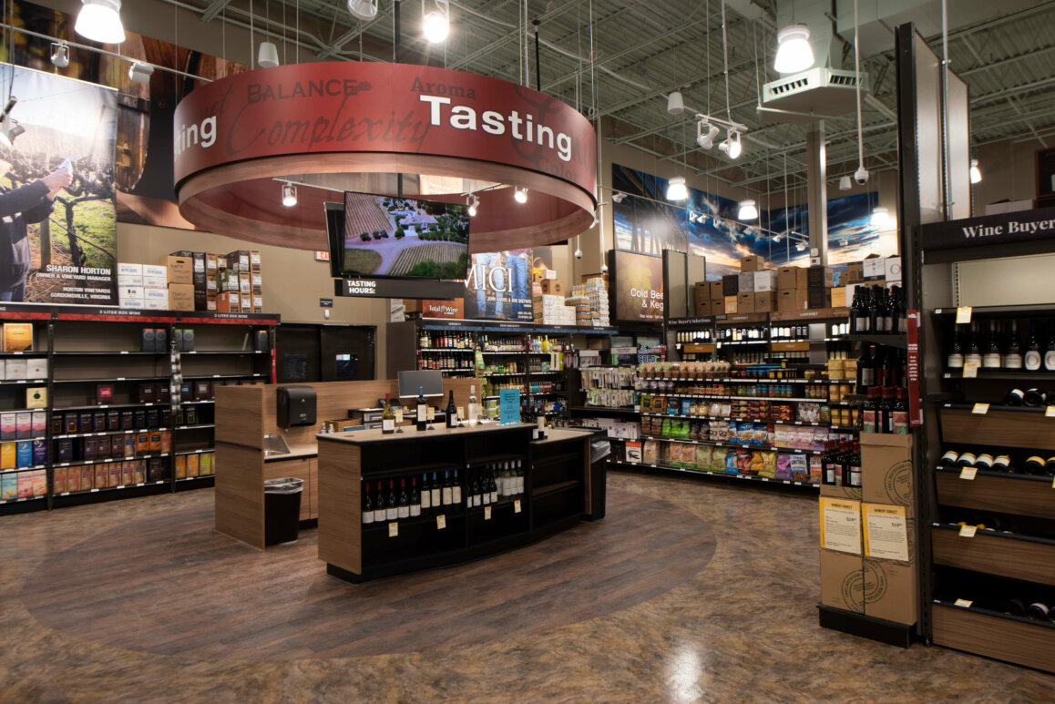 Interior image of Total Wine & More.