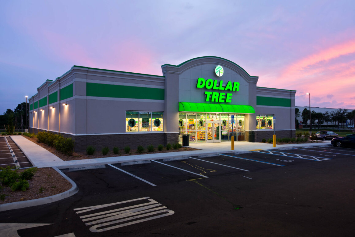 Exterior image of a Dollar Tree Store.